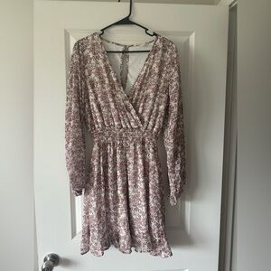 Floral Long Sleeve Dress